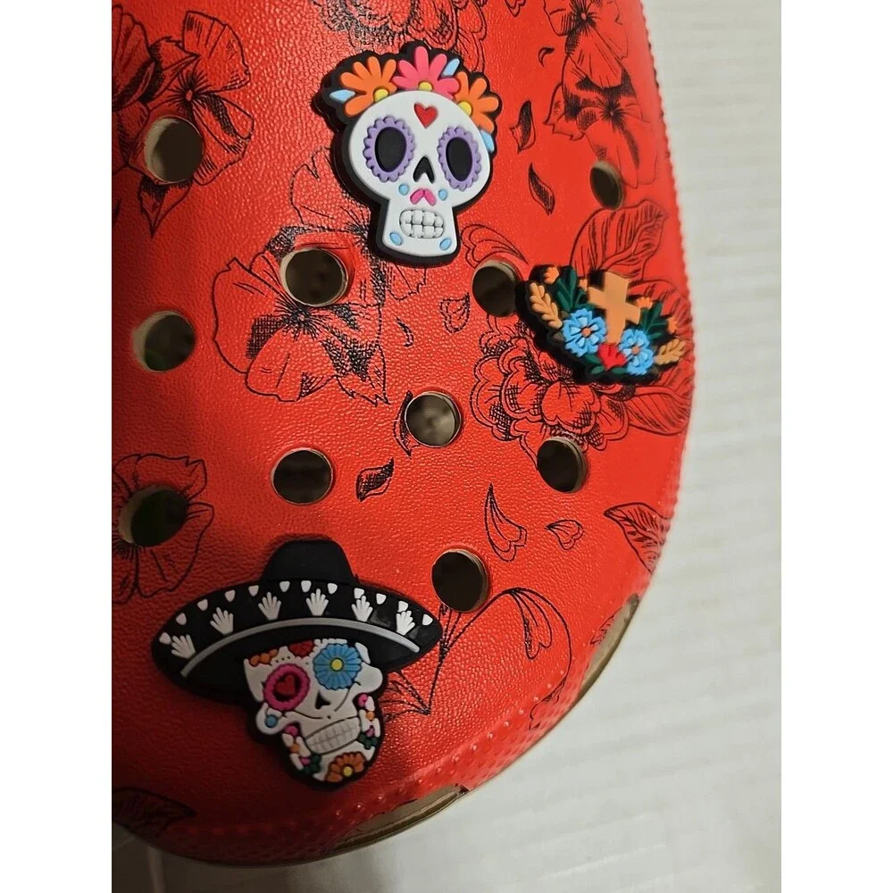Crocs Frida Kahlo Classic Clog Slip On  Mens 10 / Womens 12 , New No Box  Custom